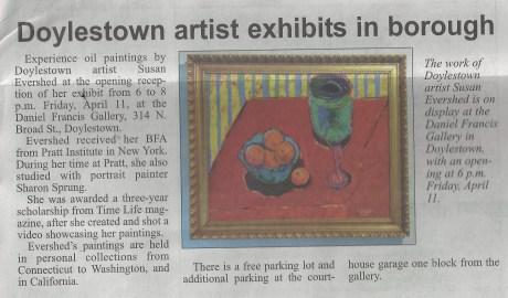 Herald article on show